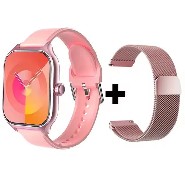 2026 Smart Watch Android IOS Phone 2.01 Inch Color Screen Bluetooth Answer Call Fitness Watches Tracker Smartwatch Women Men New Peaceful Pleasures Health and Wellness Pk20Milan