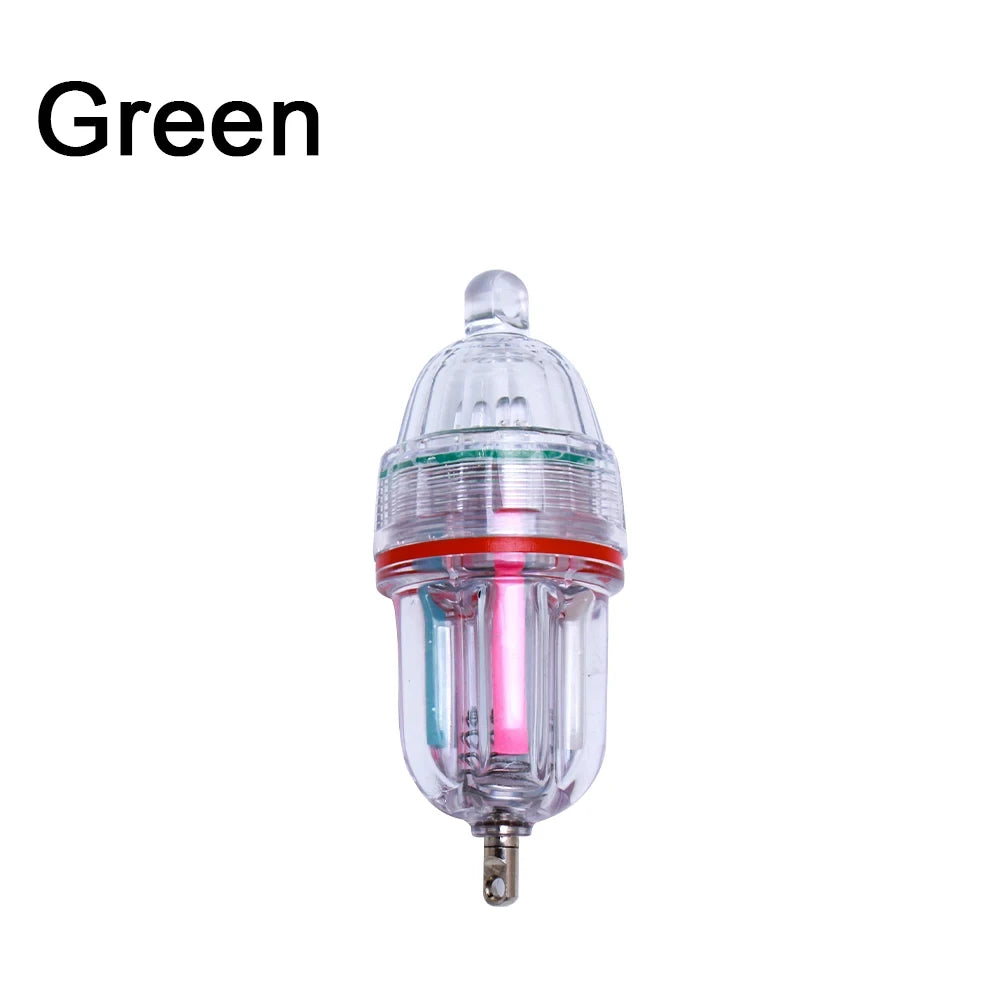 Underwater Flashing LED Fishing Light, 1Pc High Brightness Fish Lure Lamp For Saltwater Sea Fishing Peaceful Pleasures Health and Wellness DY26-Green