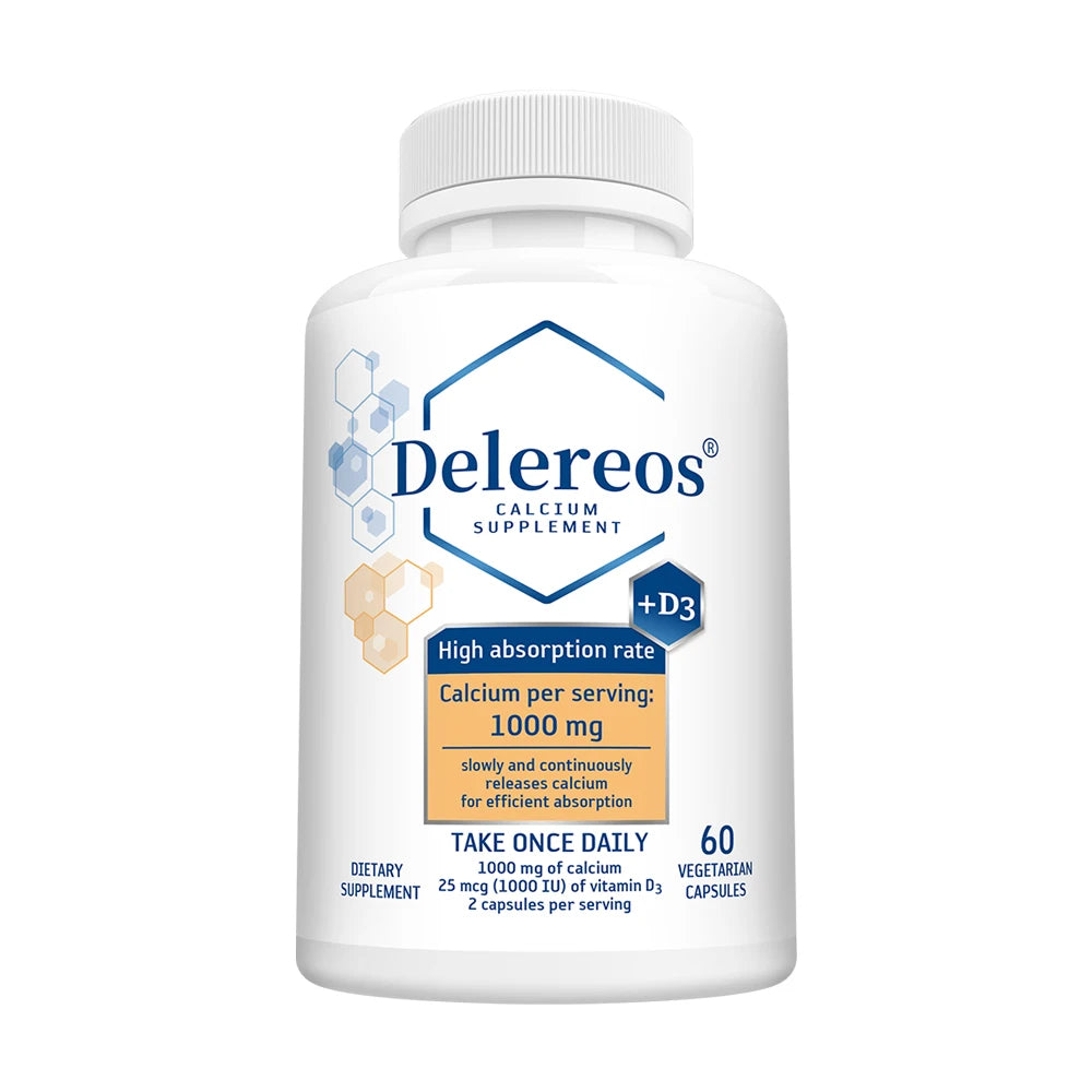 High Absorption 1000 Mg Calcium with 1000 IU Vitamin D, Magnesium, Bone Health Supplement for Adults Supplements Peaceful Pleasures Health and Wellness 60 count-1 bottle