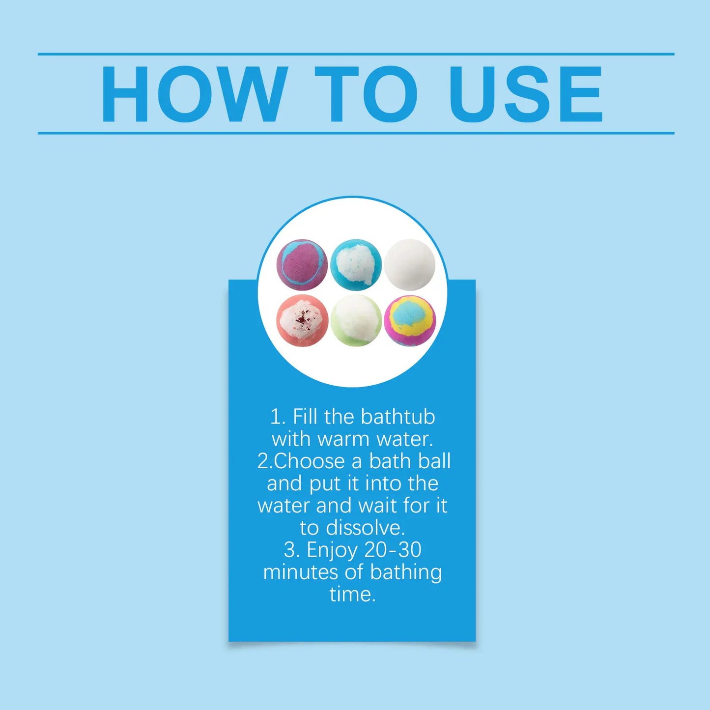 Bath Bombs with Hidden Toys – 6-Pack Fizzy Surprise Gift Set