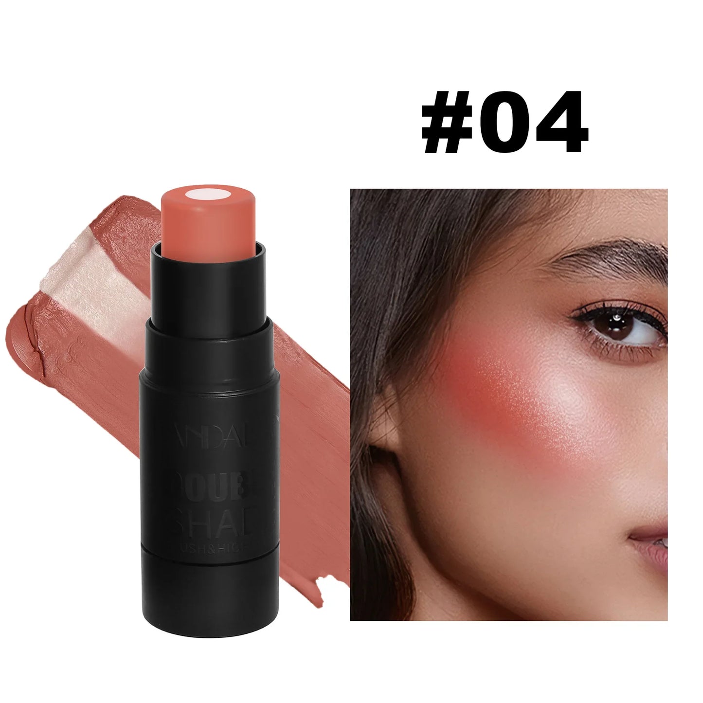 Handaiyan 3-in-1 Blush Highlighter Contour Stick – Cream