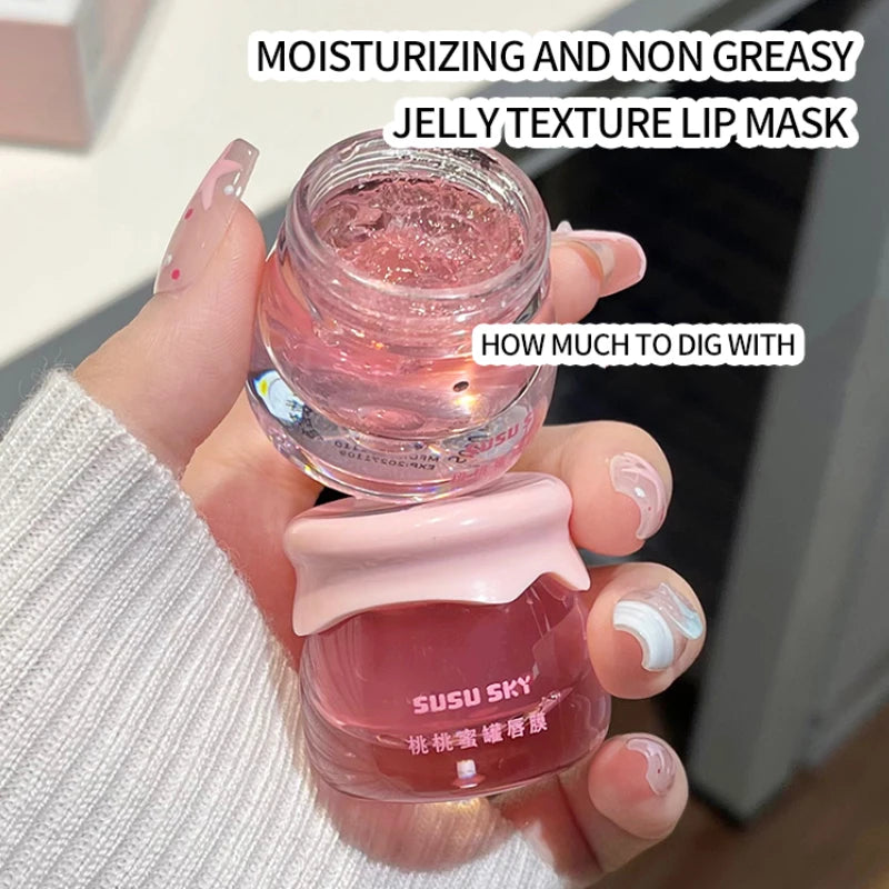 Peach Honey Jar Lip Balm Kit – Moisturizing & Nourishing