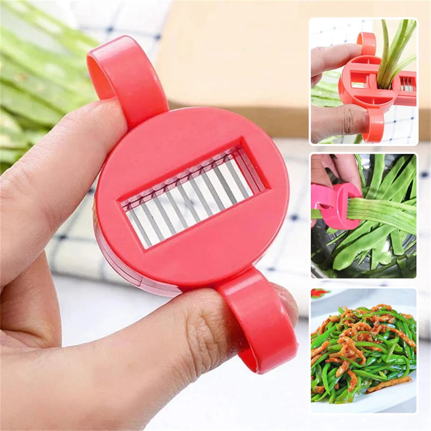 Vegetable Shredder & Green Onion Slicer | Kitchen Cutting Tool
