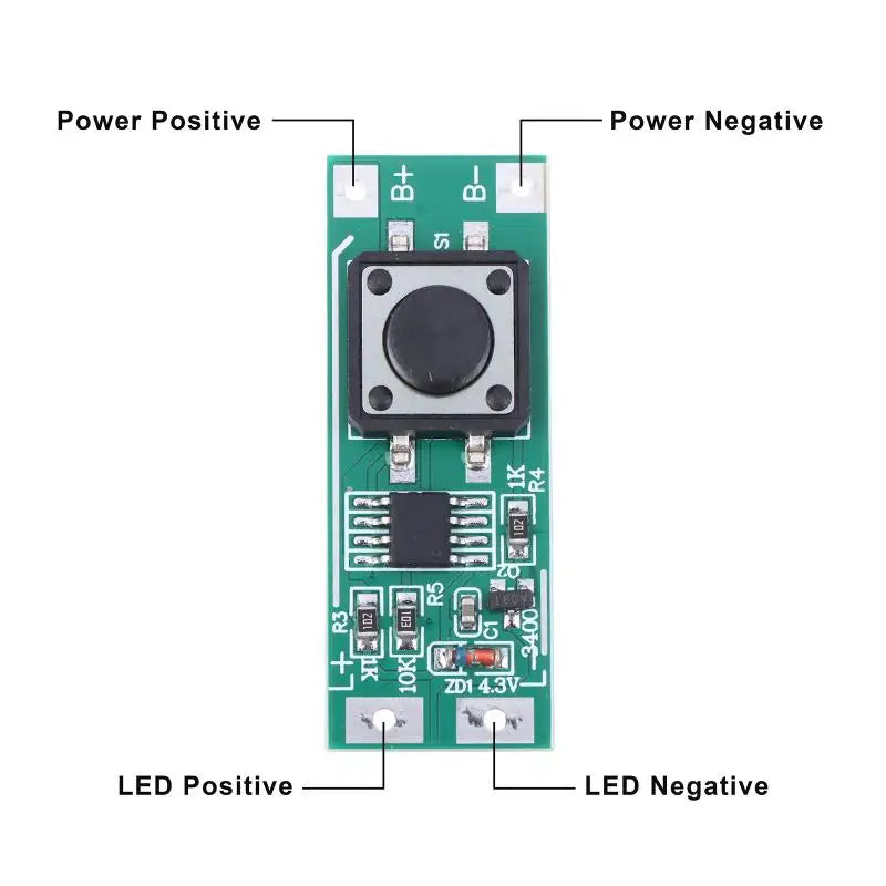 DC3V 12V LED Flashing Module Lighting Control Board 1/3Pcs Car Motorcycle Tail Light Flasher DIY Circuit Peaceful Pleasures Health and Wellness