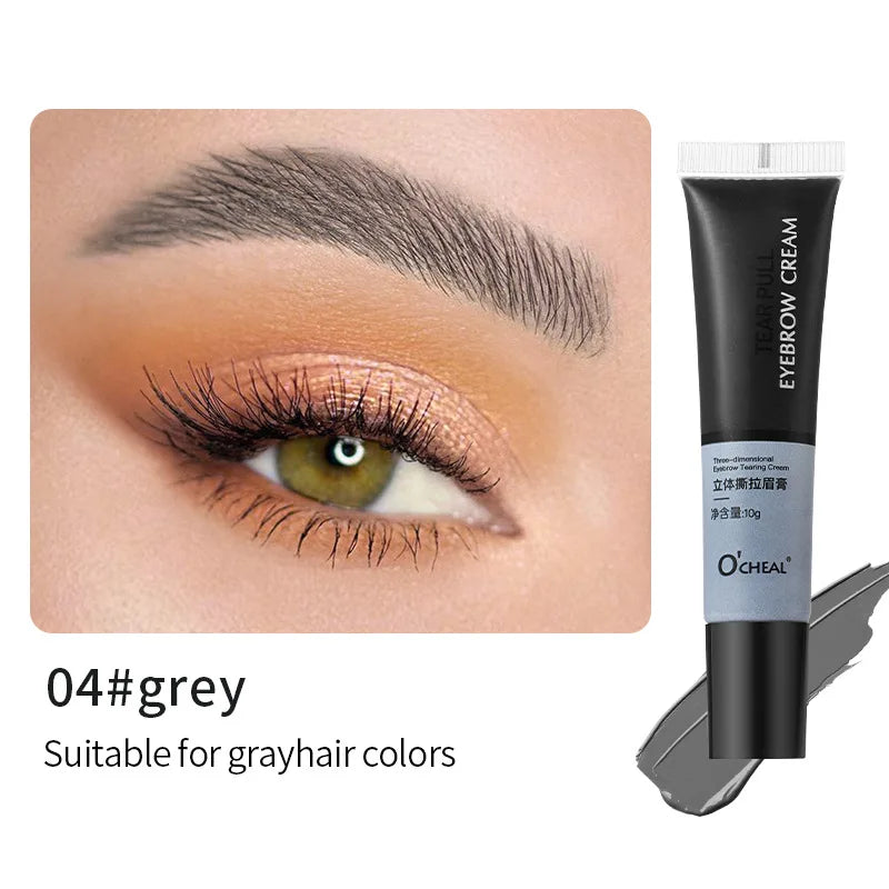 OCHEAL 3D Waterproof Eyebrow Gel – Peel-Off Smudge-Proof Cream