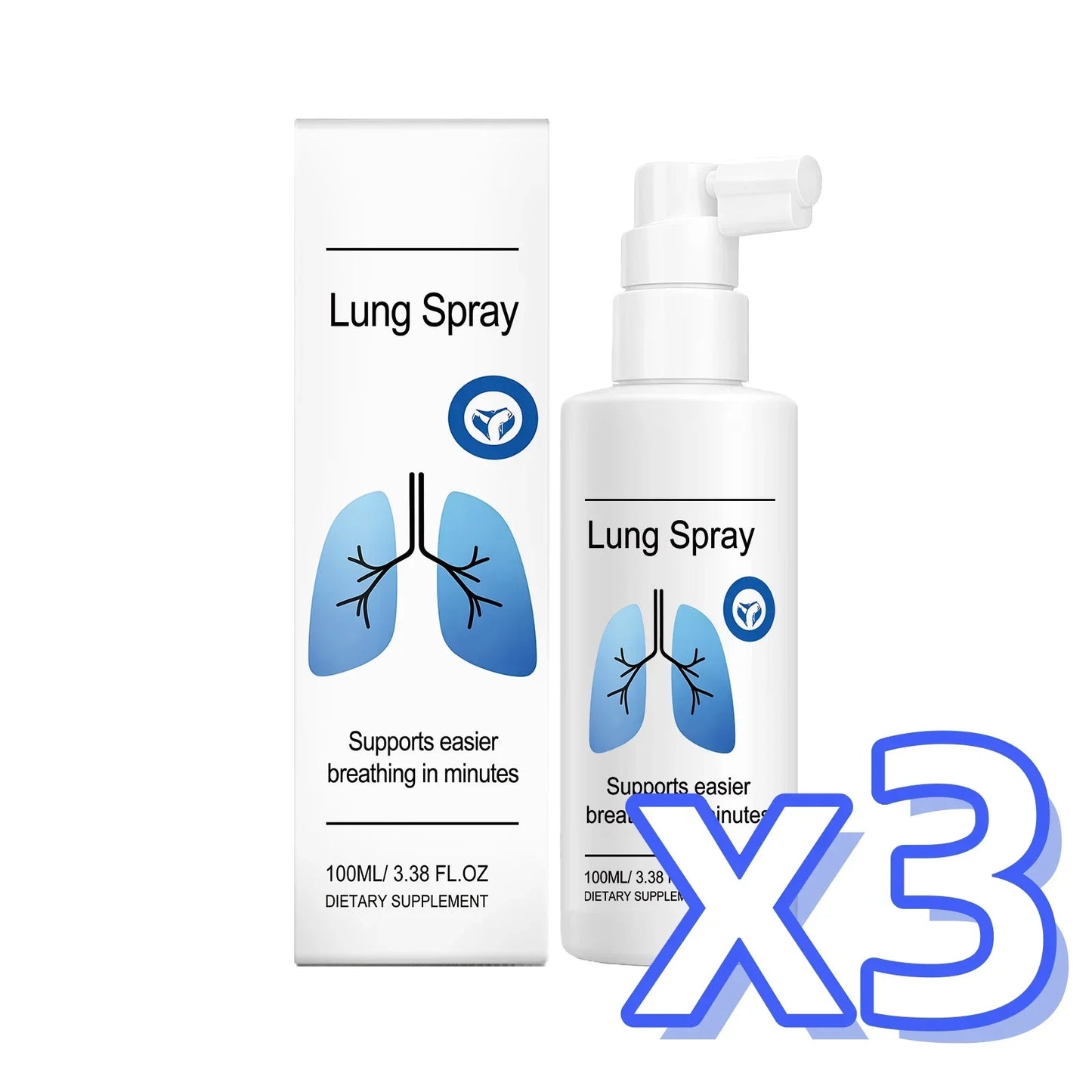 Organic Herbal Throat & Respiratory Mist Spray 100ml