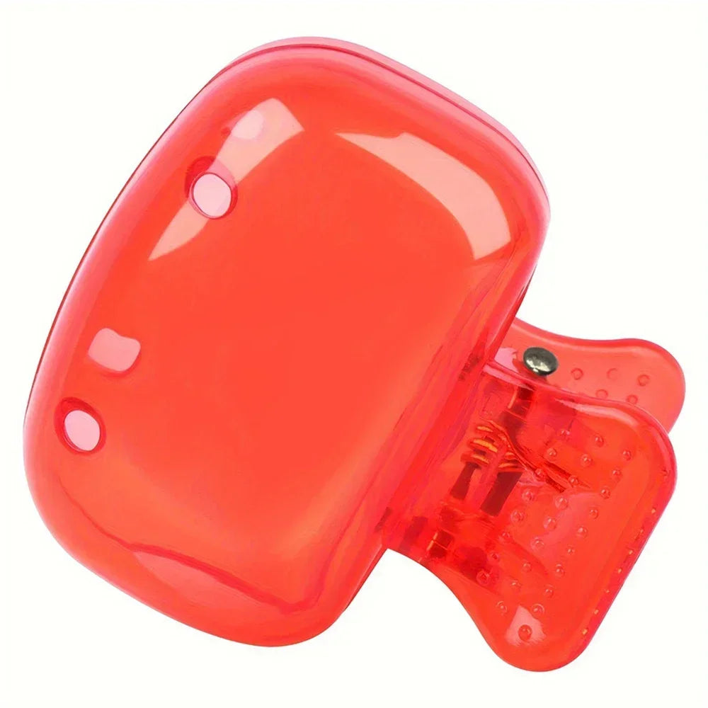 1PCS toothbrush storage clip travel essential toothbrush protective cover portable toothbrush case Peaceful Pleasures Health and Wellness C785-Red 1pcs