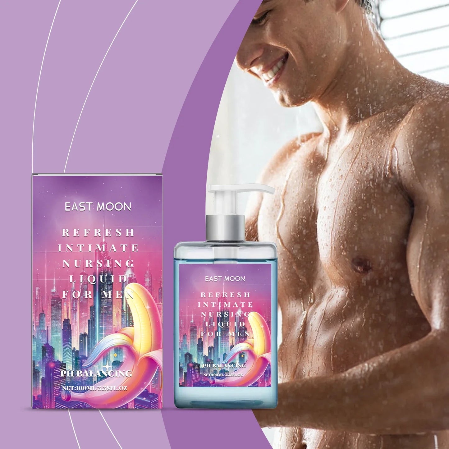 East Moon Men's Body Wash – Deep Cleansing & Moisturizing
