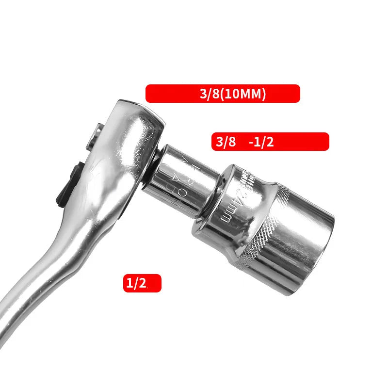 Ratchet Wrench Socket Adapter Converter 1 4 3 8 2 Female Male Drive