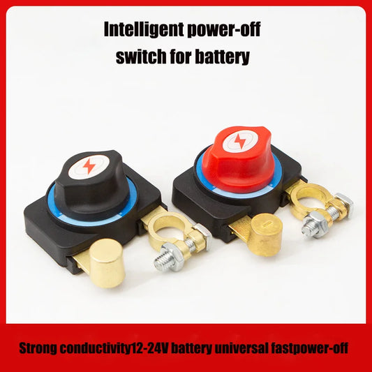 Car Battery Disconnect Switch | Copper Circuit Breaker 12V-24V Battery Disconnect Switch Peaceful Pleasures Health and Wellness