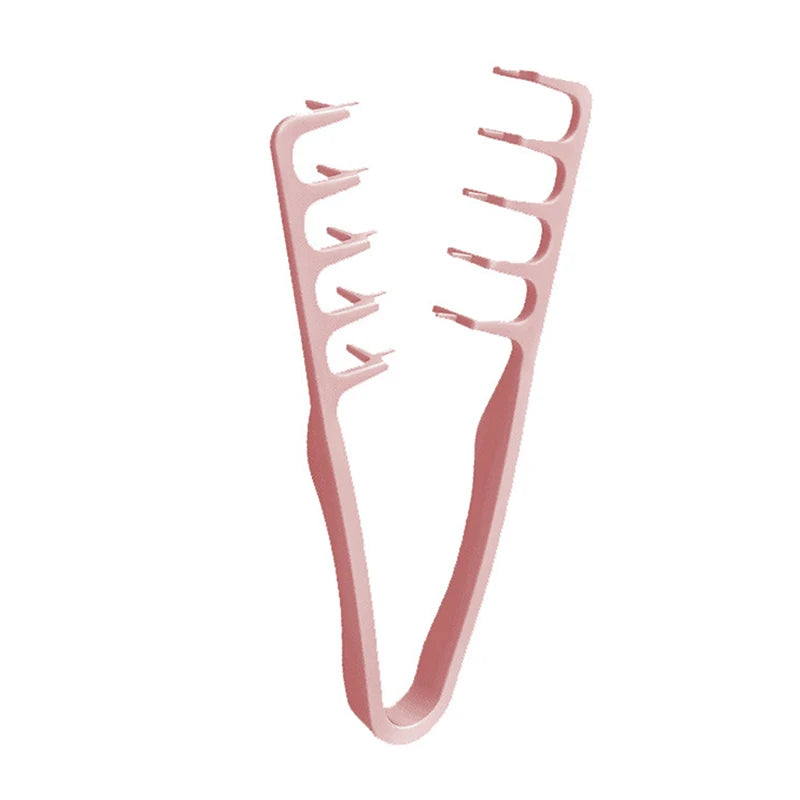 Volumizing Wide-Tooth Hair Styling Comb Curling Tools Fluffy Texture For Men Ideal For All Hair Types Hairstyling Tools Peaceful Pleasures Health and Wellness Pink