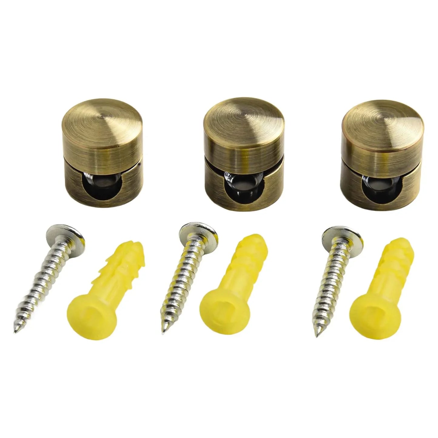 3-Pack Metal Pendant Light Cord Holders & DIY Cable Anchors