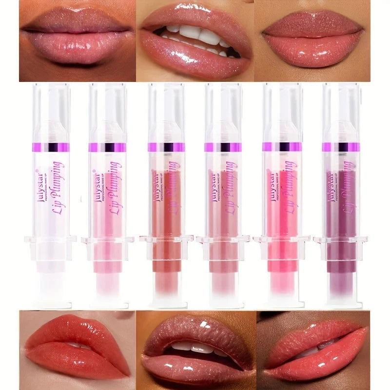 Pearlescent Lip Oil Gloss Set (2pcs) – Moisturizing & Brightening