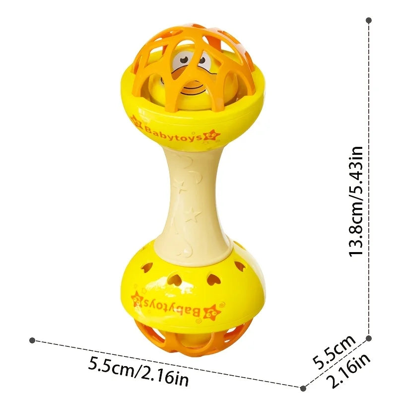 Baby Rattle Grasping Ball Toy | 0–24 Months | Multi-Color