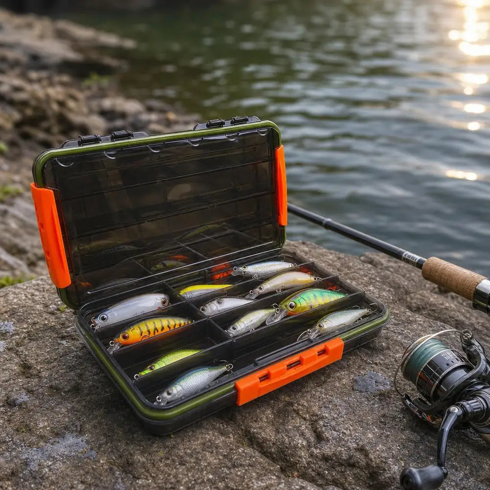 Fishing Tackle Boxes Thickened Waterproof Lure Hook Container Fish Hook Lure Fake Bait Storage Box Fishing Accessories Storage Peaceful Pleasures Health and Wellness