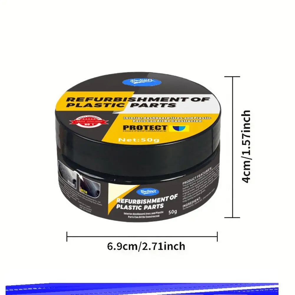 Automotive Plastic & Leather Restore Cream | Polish & Protect