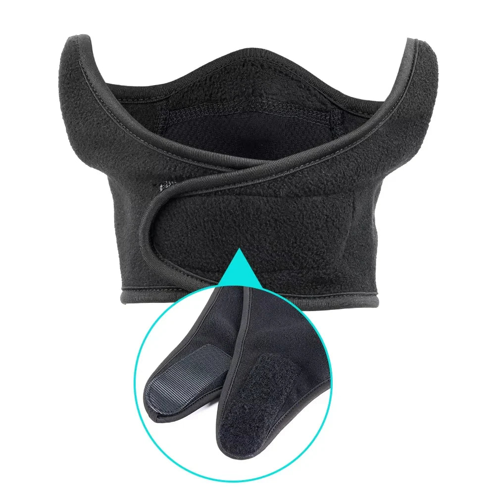 Fleece Windproof Face Mask – Winter Cycling, Skiing & Ear Warmth