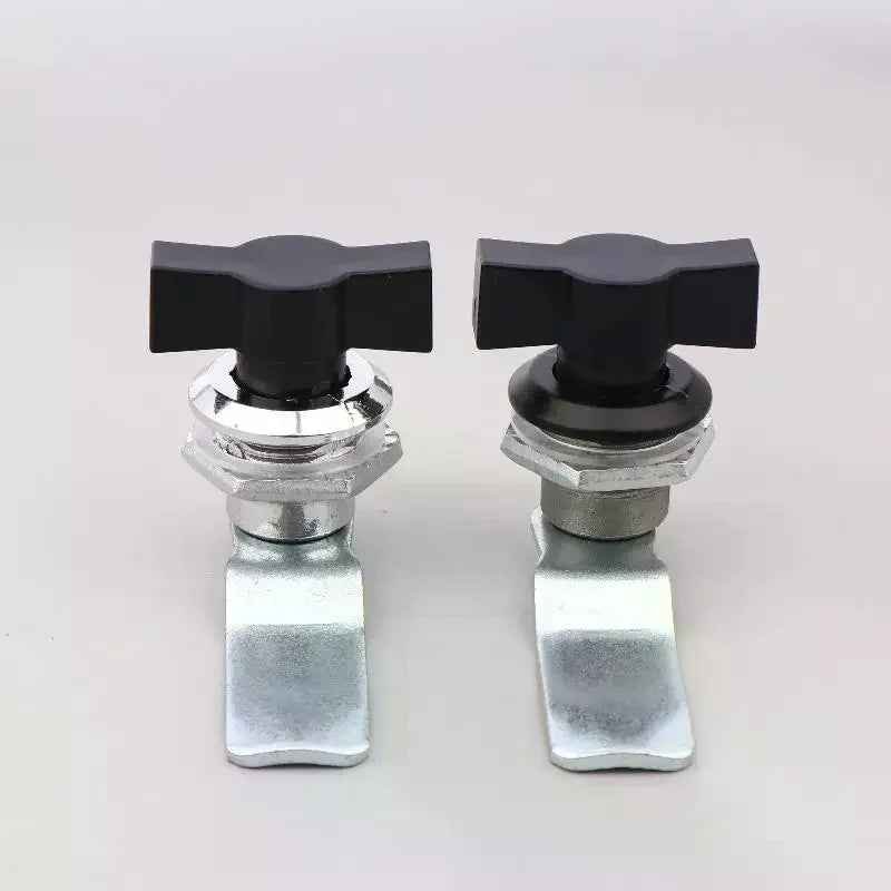 Cylindrical Tongue Keyless Lock for Cabinet Doors, Garage Distribution Cabinet; Industrial Quality Lock Handle Tools Peaceful Pleasures Health and Wellness