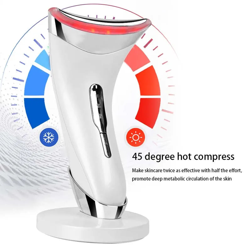 Skin Firming Face Lift V Face Anti-Wrinkle Neck Face Beauty Device 3 Colors Led Photon Ems Neck Beauty Device Facial Beauty Tool Peaceful Pleasures Health and Wellness