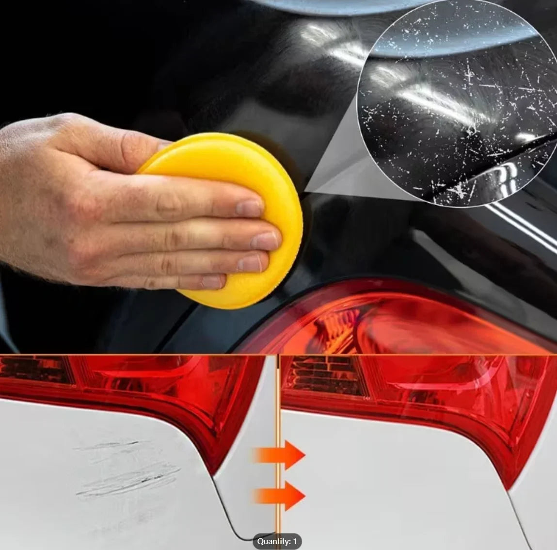 Car Scratch Repair Paste – Polish, Wax & Paint Restorer Kit