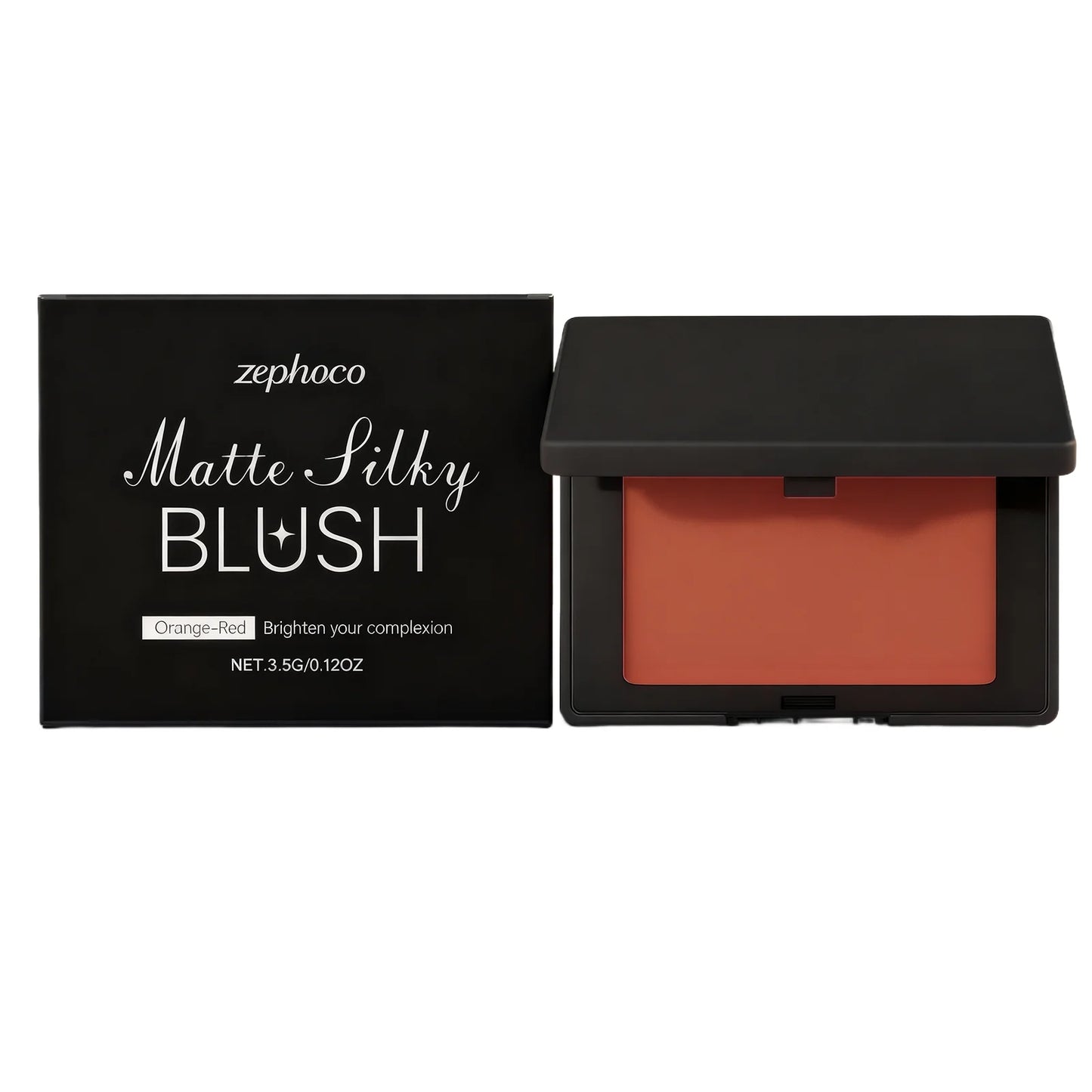 Matte Blush Powder Palette | Silky Peach Long-Lasting Makeup
