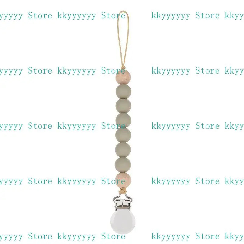 Baby Beaded Pacifier Clip Silicone Chain Soother Teether Holder