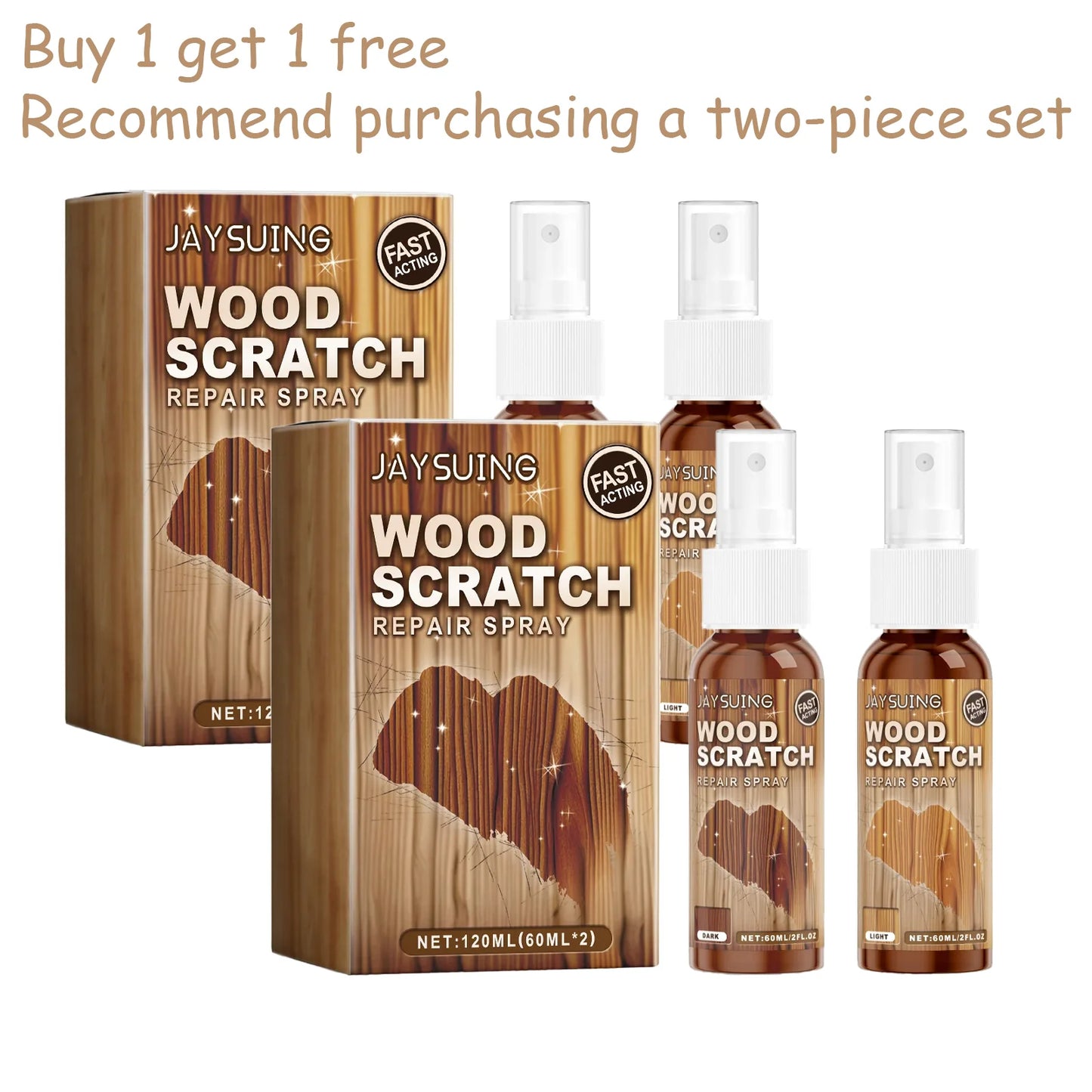 Wood Floor Scratch Repair Kit – Laminate, Hardwood & Bamboo