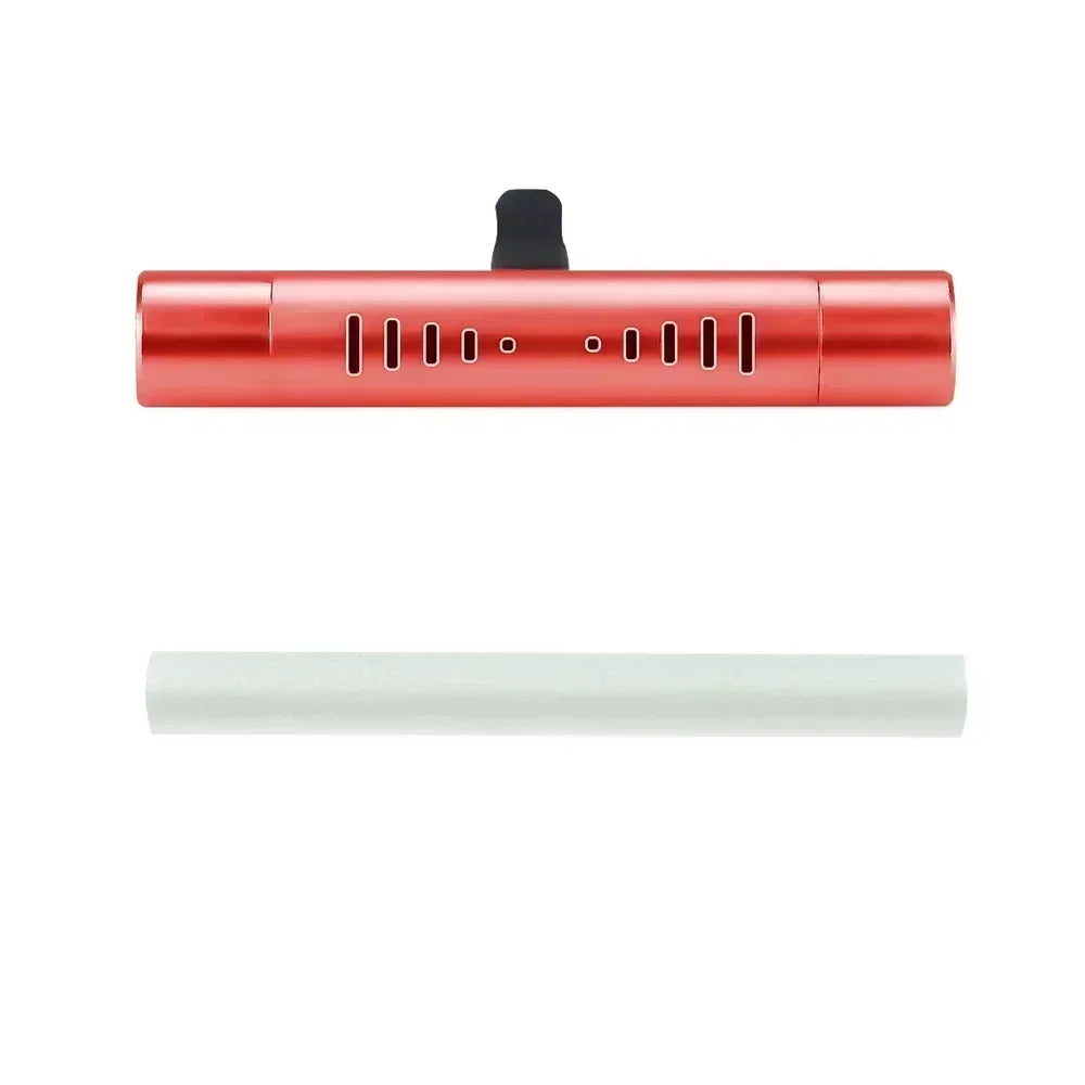 Car Fragrance Custom Vent Clip Cylindrical Essential Oil Car Diffuser Vent Clip with Refill Sticks for Auto Office Kitchen Peaceful Pleasures Health and Wellness With Unscented Stick 3