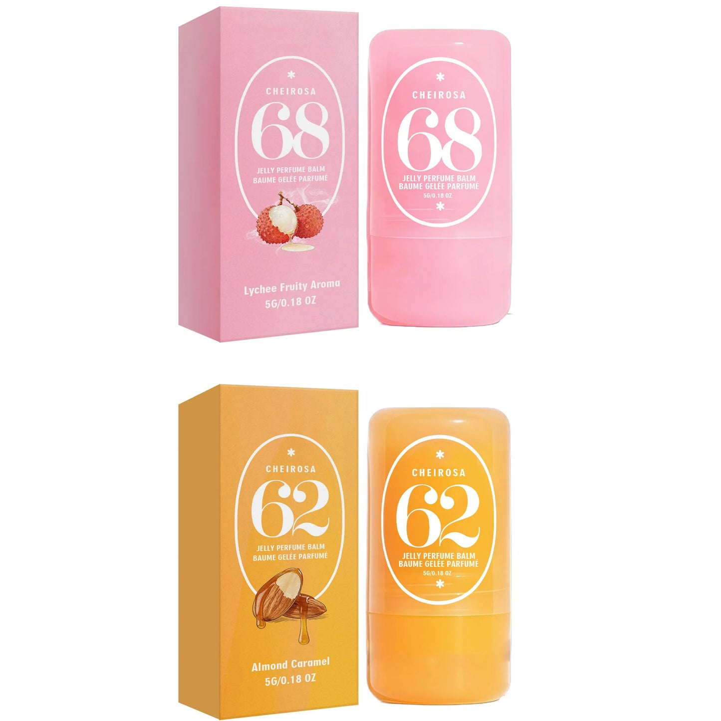 Solid Perfume Balm | Lychee, Almond Caramel & Amber Vanilla