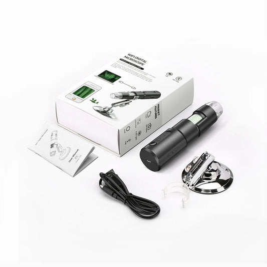 1000X High-Definition Wifi Wireless Digital Magnifying Glass, Mobile Phone Electron Microscope Peaceful Pleasures Health and Wellness 1000X