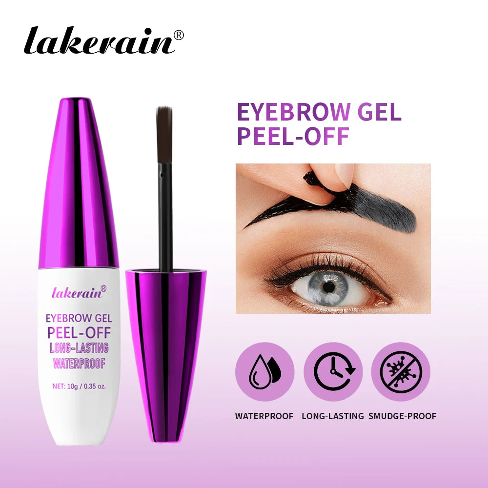 Tattoo Peel-off Eyebrow Gel Waterproof and Sweat-proof Long-Lasting Smudge-Proof Effect Natural Eyebrow Dye Eye Makeup Cosmetics Peaceful Pleasures Health and Wellness