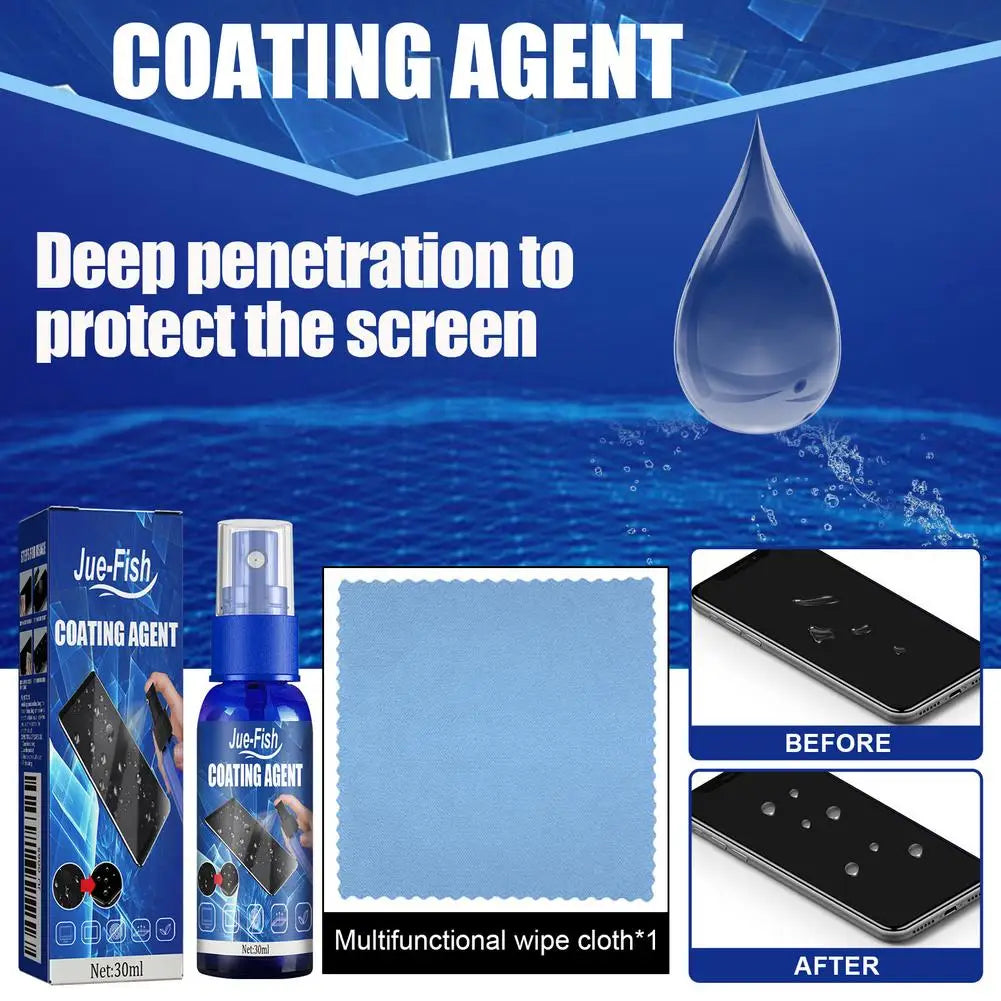 Screen Cleaner Spray Kit with Microfiber Cloth Peaceful Pleasures Health and Wellness
