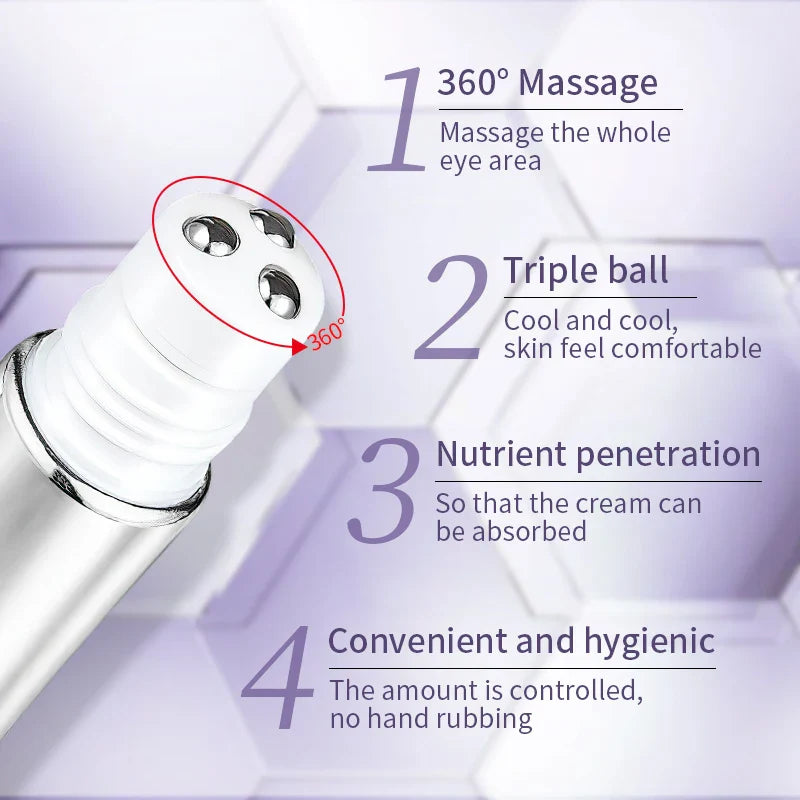 O'CHEAL Hyaluronic Acid Eye Cream Roller – Anti-Wrinkle & Brightening