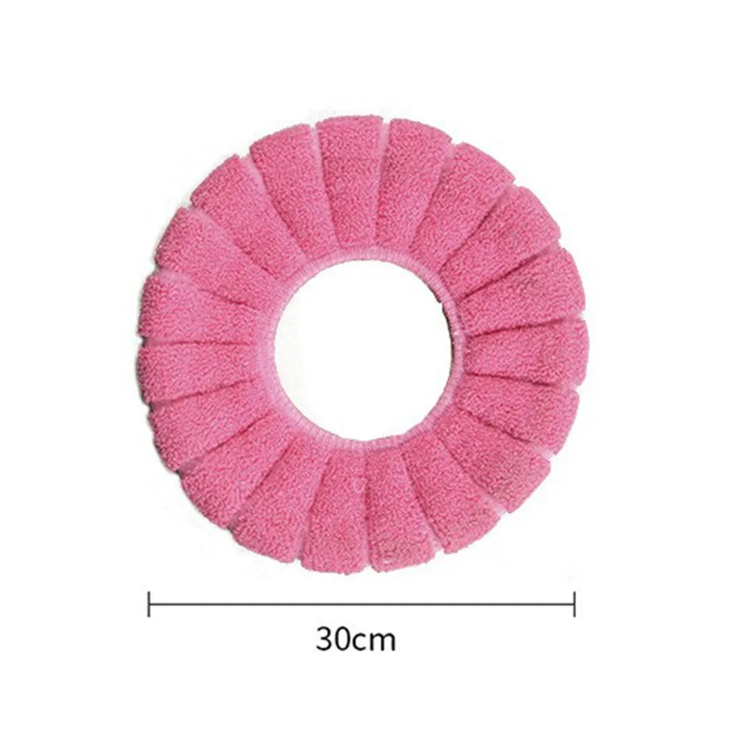 Soft Knit Toilet Seat Cover – Washable Cushion Pad