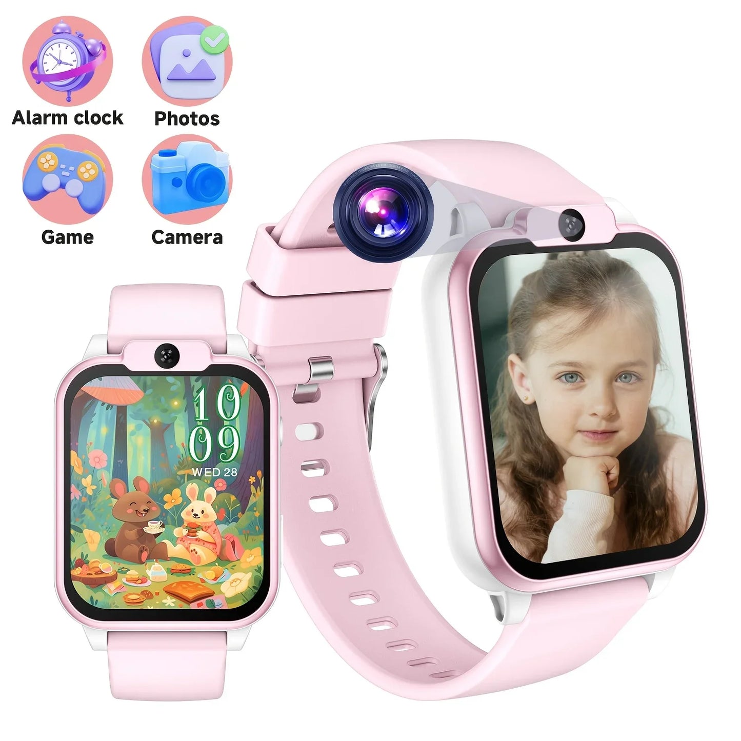 ERUN Kids Smart Watch – Camera, Flashlight & Color Screen