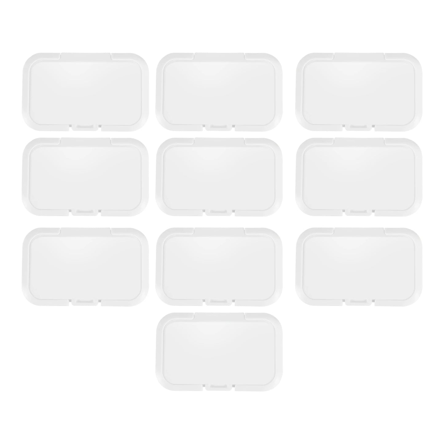 10-Pack Reusable Baby Wet Wipes Lid Cover | Tissue Box Cap