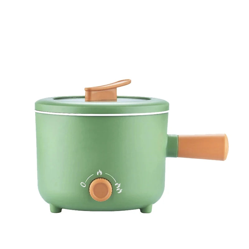 Multi Cookers Electric Pot Household Non-stick Pan Hot Pot Rice Cooker Cooking Appliances Electric Rice Cooker Peaceful Pleasures Health and Wellness 1.8L- GREEN US