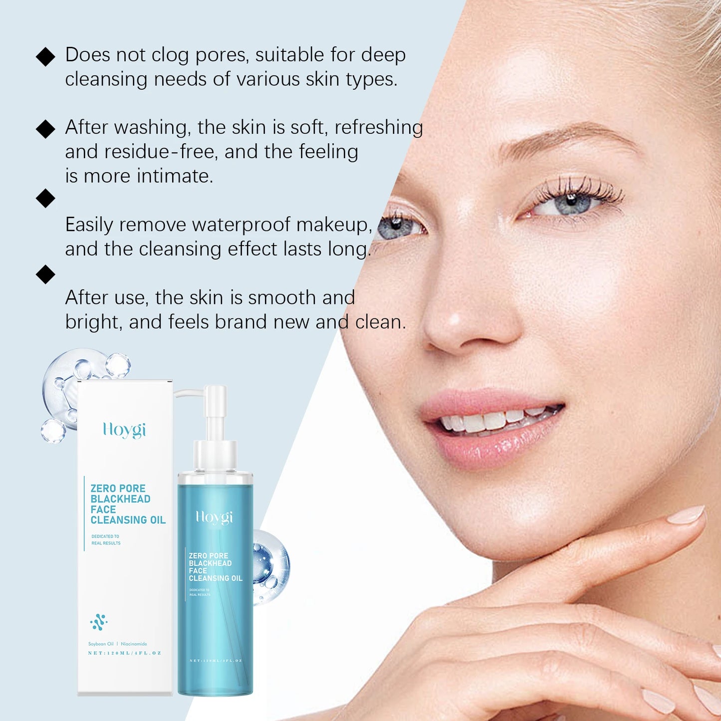 Cleansing Oil Makeup Remover – Pore Purifying, 120ml