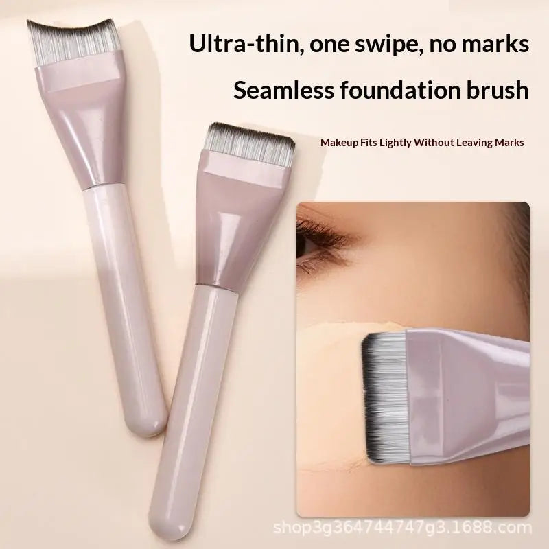 Foundation Brush +Makeup Palette + Black Powder Puff Set Foundation Cream Mixing Tool Nail Art Makeup Cosmetic Makeup Tool Kits Peaceful Pleasures Health and Wellness