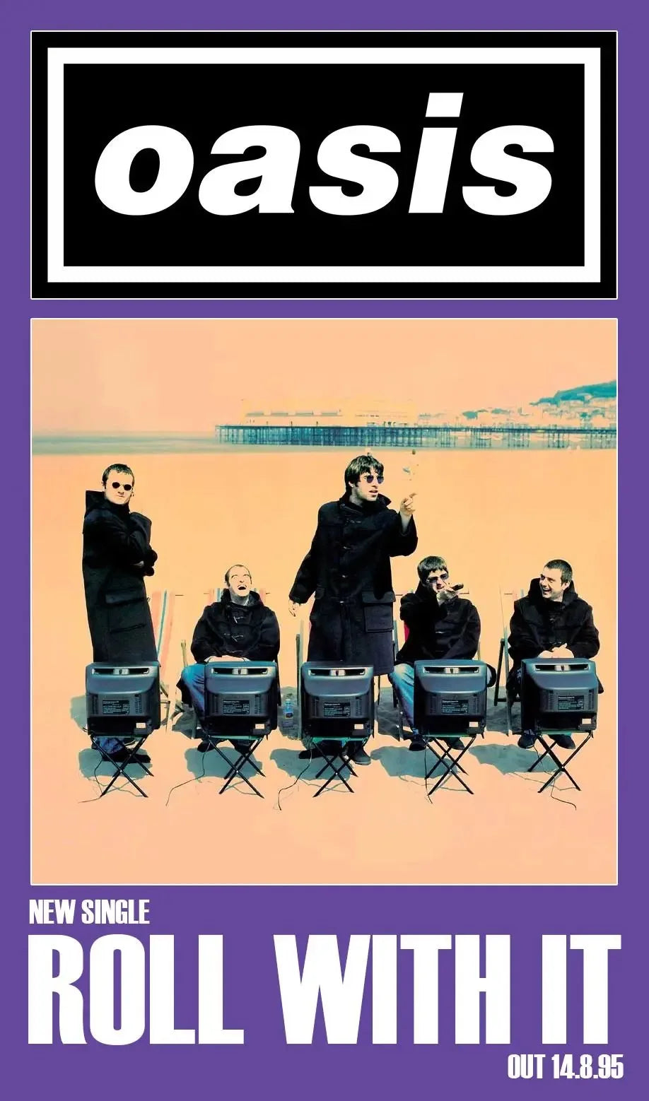 Oasis Band Album Canvas Wall Art Print | Music Poster Decor