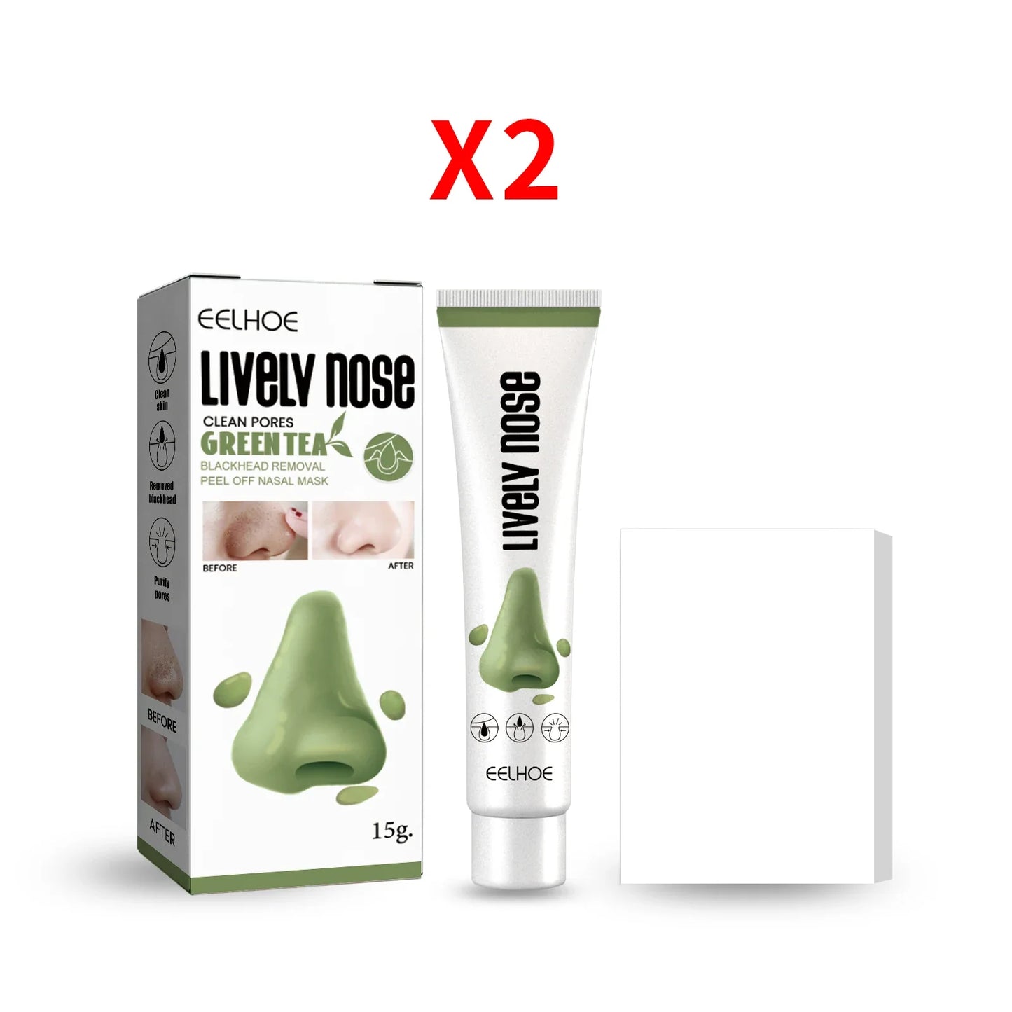 Eelhoe Blackhead Removal Peel-Off Nose Mask – Deep Pore Cleanse