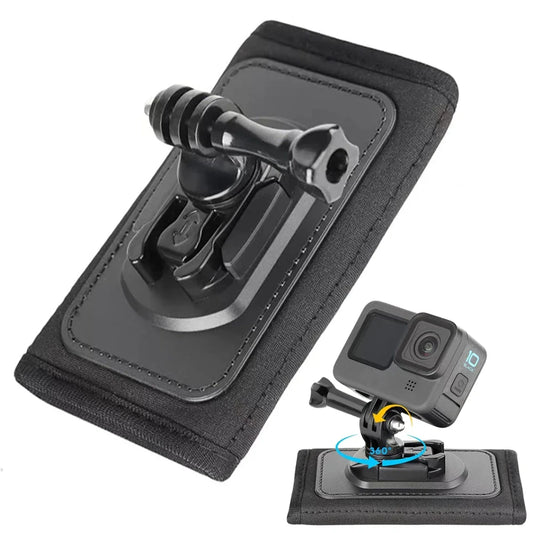 360° Backpack Shoulder Strap Mount for GoPro & Action Cameras Action Camera Mount Oasis Select