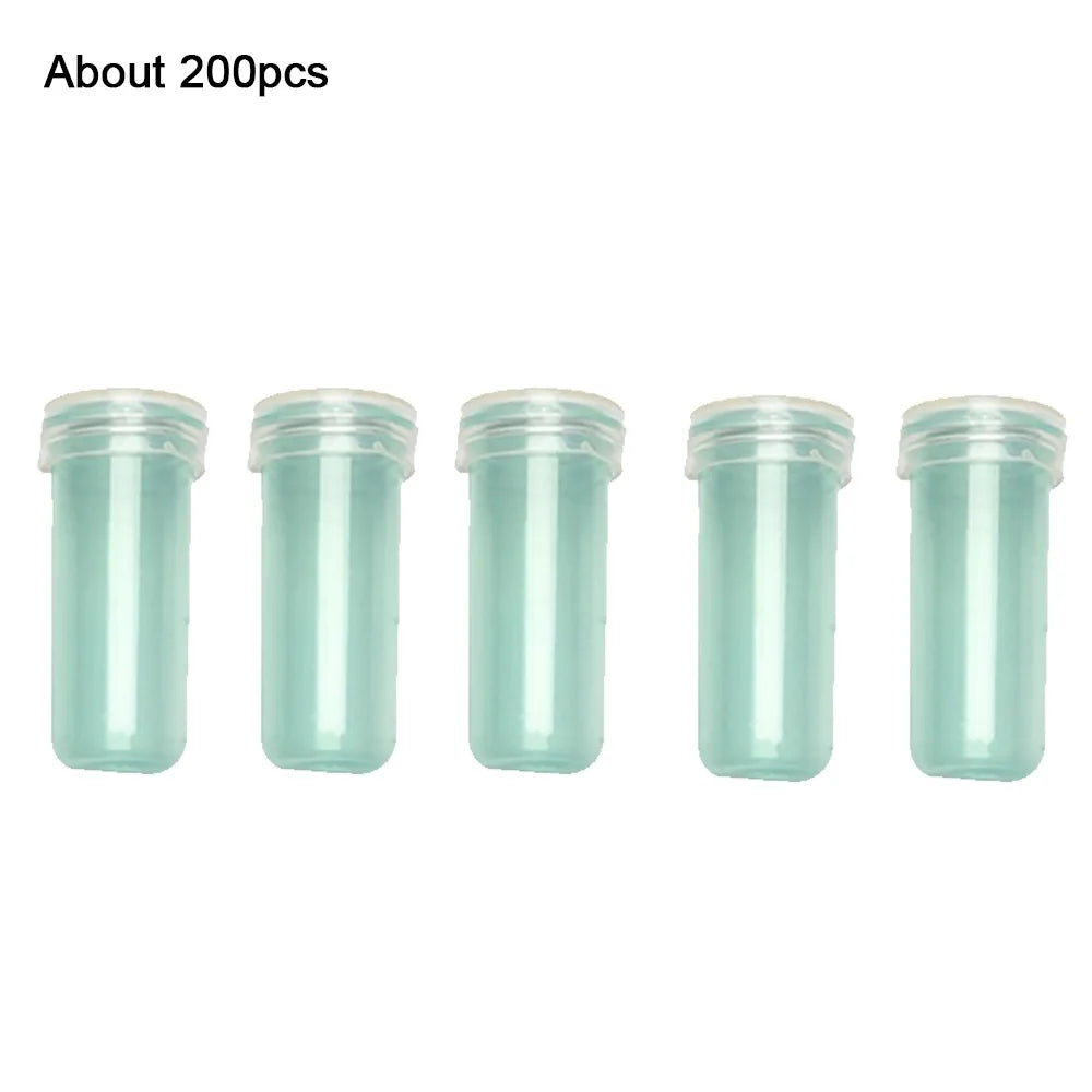 PVC Flower Fresh-keeping Tube Transparent Portable Plant Nutrition Tube 4cm/7cm Water Storage Container Floral Packing Supplies Peaceful Pleasures Health and Wellness Green S
