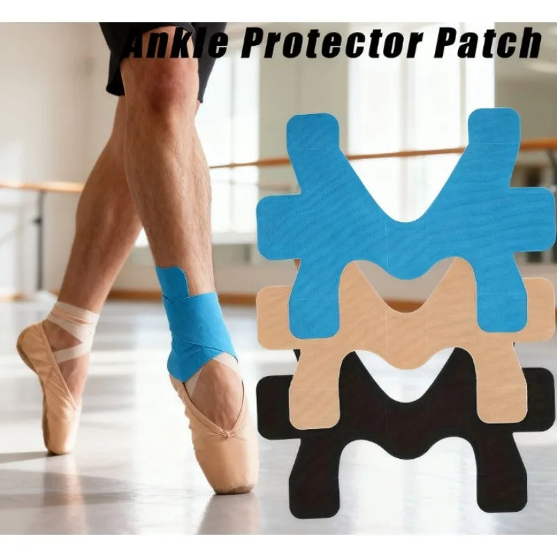 1pc/10pcs Breathable Elastic Kinesiology Tape for Ankle for Sports, Ankle Sprain & Muscle Strain Relief Protective Athletic Wrap Peaceful Pleasures Health and Wellness