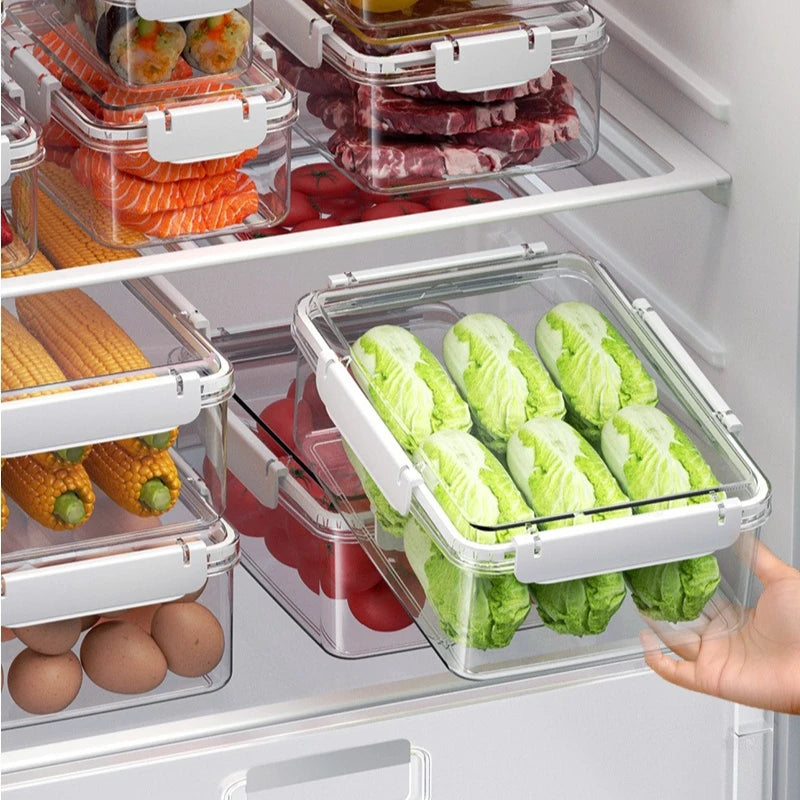 Square food storage container - microwave & oven safe - perfect for heating vegetables & frozen meat - airtight seal Peaceful Pleasures Health and Wellness