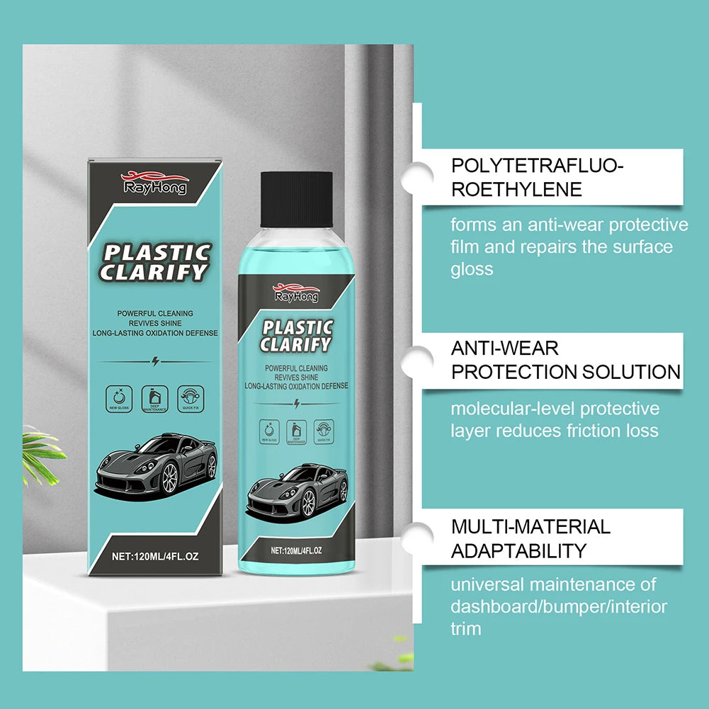 Car Care Supplies Clarify For Cars Detailer For Car Interiors Exteriors With Hygienic Protection Surfaces Water-Less Spray Wax Peaceful Pleasures Health and Wellness