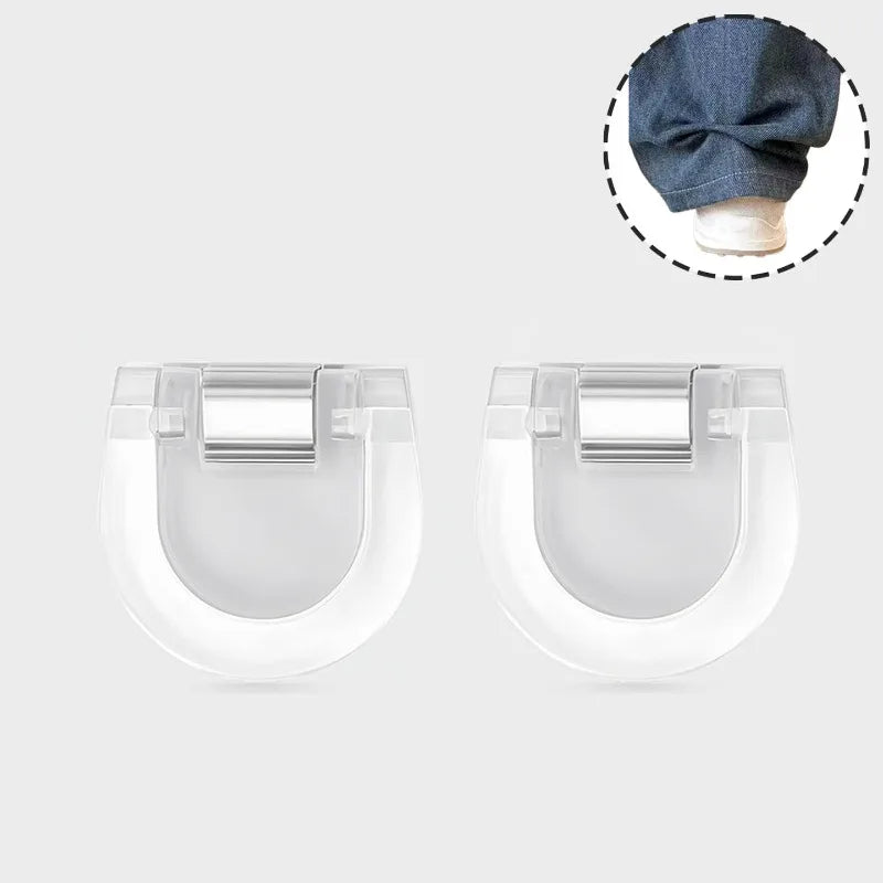 Invisible Hem Clips – Non-Slip Adjustable for Jeans & Wide-Leg Pants