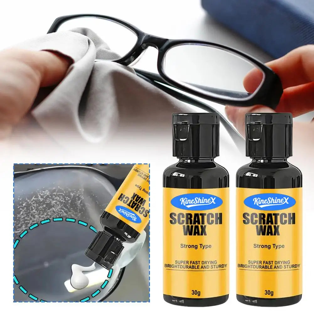 Car Glass Scratch Repair Wax For Repairing Glasses Car Windows Scratches Lens Repair Removal Fast Drying Polishing Paste Peaceful Pleasures Health and Wellness