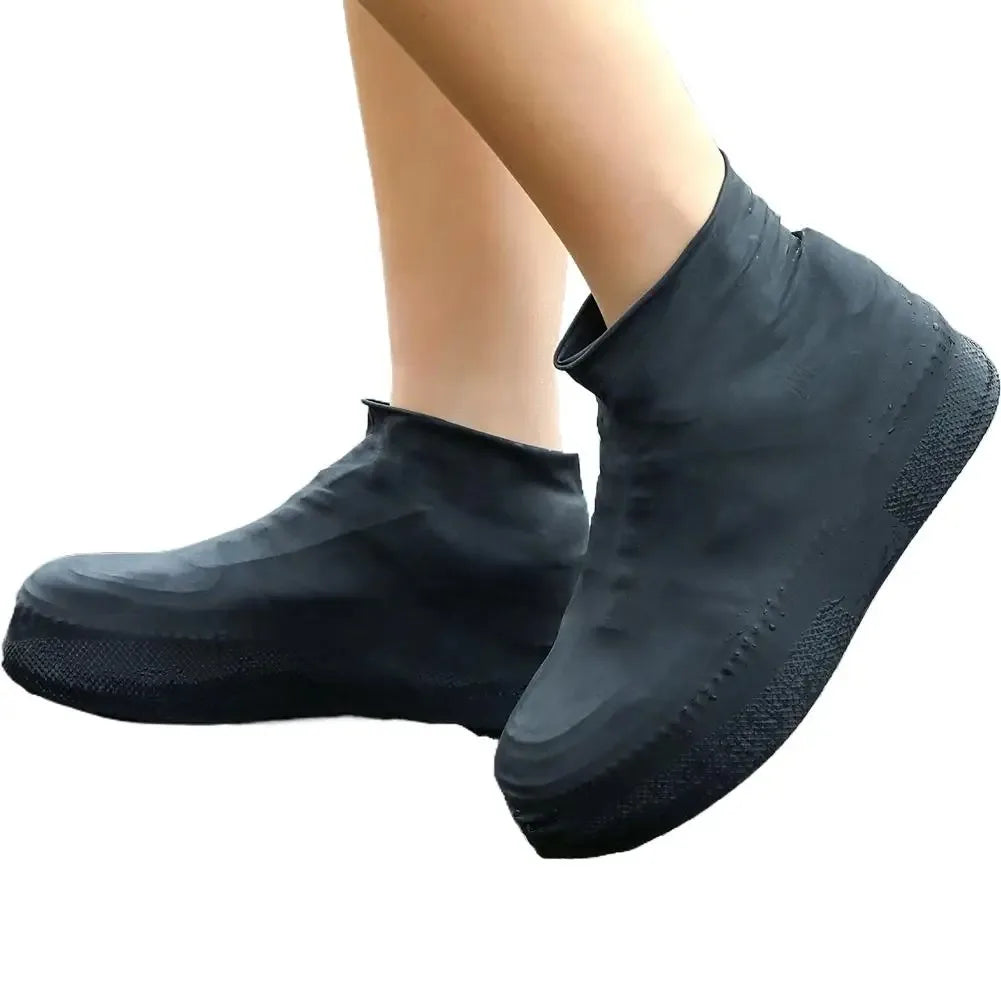 Waterproof Rain Shoe Covers – Non-Slip Rubber Overshoes 1 Pair
