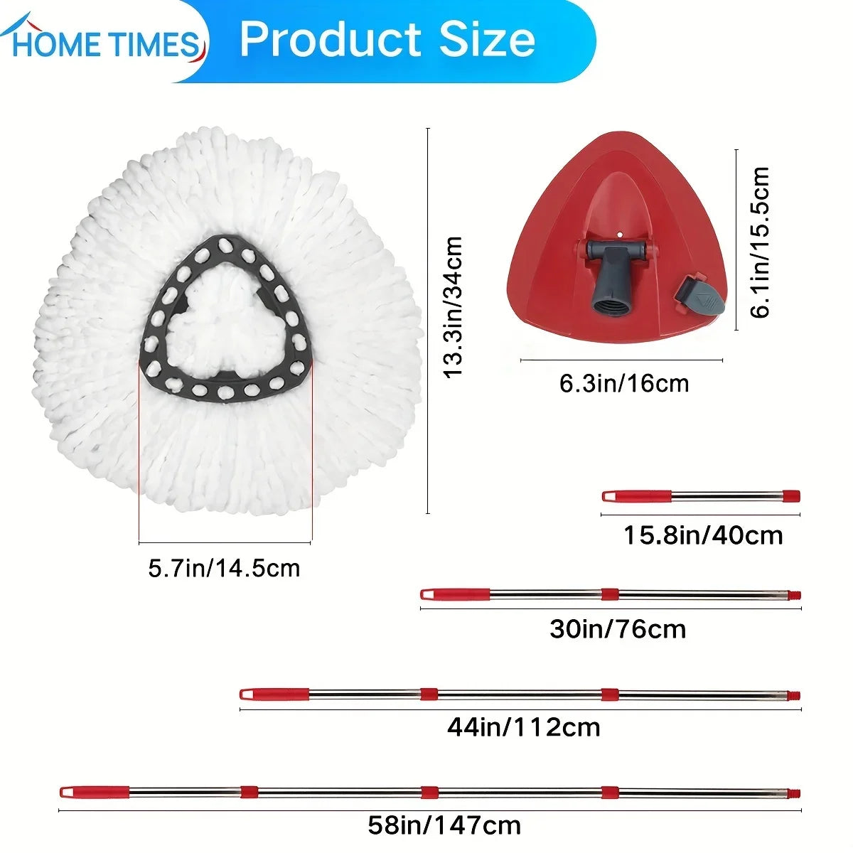 Mop Accessories for O-cedar/Vileda Microfiber EasyWring Spin Mop,Spin Mop Head for O-Cedar/Vileda 1 Tank System Peaceful Pleasures Health and Wellness